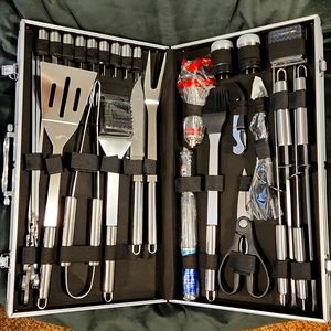 Birald Grill Set-34PCS Stainless Steel